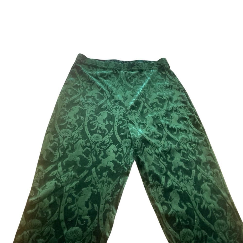 Killstar Dark Dynasty Emerald Green Flair Pants Size Small - Picture 4 of 9